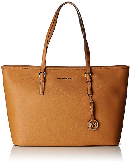 michael kors jet set saffiano leather|Michael Kors tote jet set.